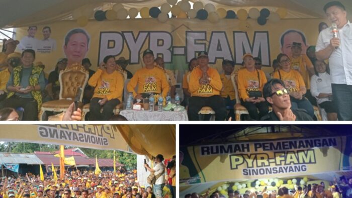 Antrian Panjang Kendaraan Tak Terhindari Lantaran Kampanye PYR-FAM di Sinonsayang