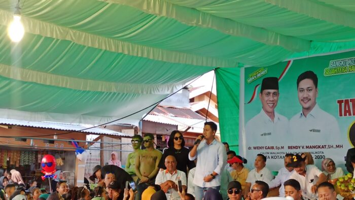 Pasangan Weny Gaib-Rendy Mangkat Janjikan Perhatian hingga ke Dapur Warga Kotamobagu
