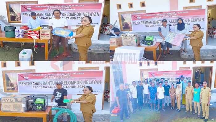 Hukum Tua Bentenan Indah Dorong Ekonomi Nelayan Lewat Bantuan Mesin dan Perlengkapan