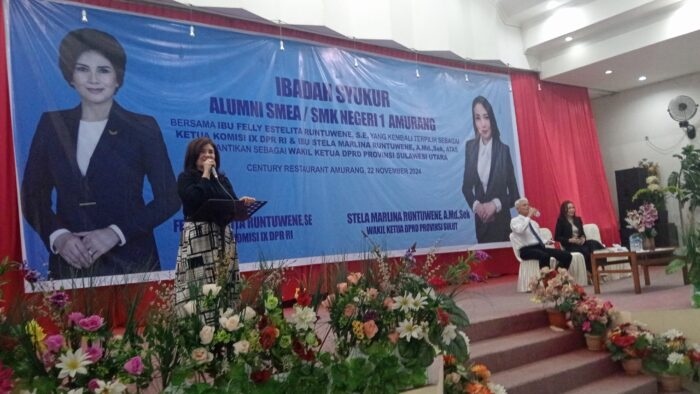Ibadah Syukur Felly Estelita Runtuwene Bersama Alumni SMEA Amurang 1978-2023
