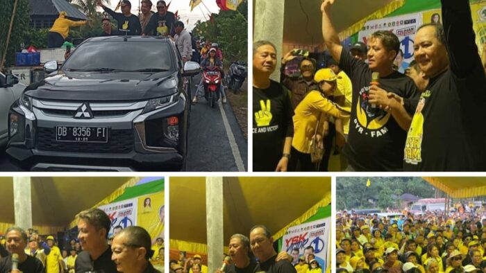 Kampanye Terbuka Paslon Nomor Urut Dua PYR-FAM di Kecamatan Ranoyapo