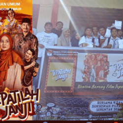 Rayakan Hari Santri, KPU Boltim Gaet Generasi Muda dengan Nobar Inspiratif di SMA Negeri 1 Tutuyan