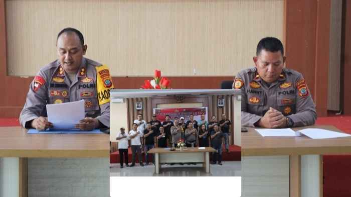 Polres Minahasa Tenggara Ungkap Penurunan Kasus Kriminal di Tahun 2024