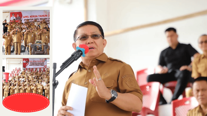 Pimpin Apel Perdana, Denny Mangala Ajak ASN Tingkatkan Komitmen di Tahun Baru