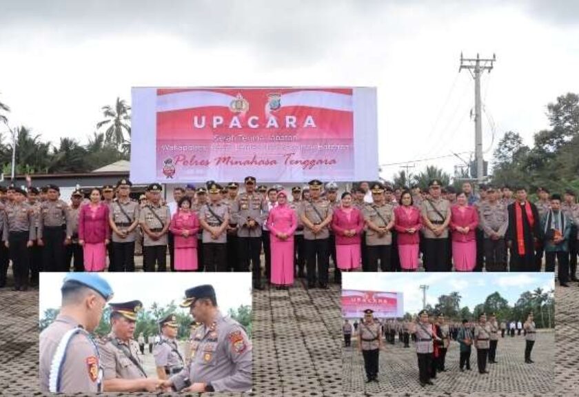Kapolres Mitra Pimpin Sertijab, Ingatkan Perwira Baru untuk Kenali Masyarakat Setempat