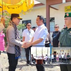 Bupati Boltim Sambut Kapolda Sulut Dalam Kunjungan Resmi ke Polres Boltim