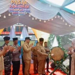 Bupati Batu Bara Buka Langsung Pasar Ramadhan Diskopukm