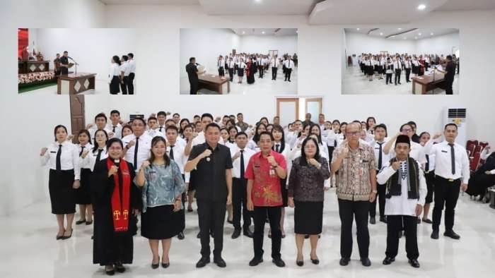 Bupati Mitra Lantik 61 Pejabat Fungsional, Tekankan Disiplin dan Pelayanan Publik