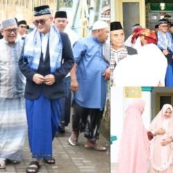 Bupati Oskar Manoppo Sholat Idul Fitri di Masjid Nurjannah