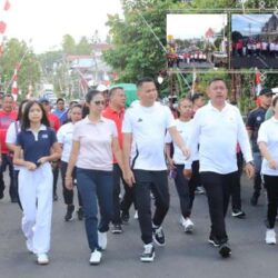 Bupati Ronald Kandoli Ajak ASN Budayakan Hidup Sehat Lewat Jalan Santai