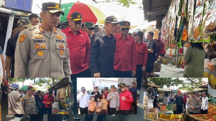 Forkopimda Minsel Sidak Pasar dan SPBU, Pastikan Harga dan Stok Aman Jelang Idul Fitri