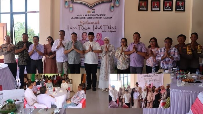 Kapolres Mitra Gelar Halal Bi Halal, Pererat Silaturahmi dengan Pemkab dan Masyarakat