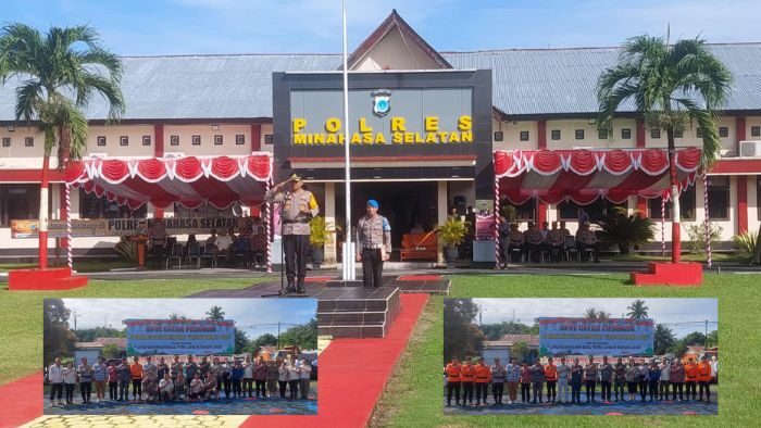 Polres Minsel Gelar Apel Pasukan Pengamanan Idul Fitri 2025