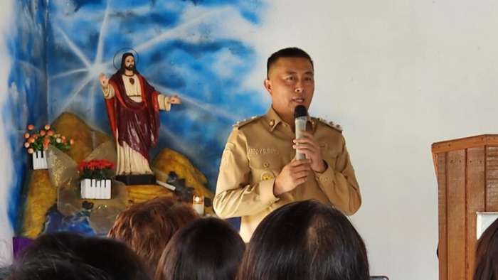 Wabup Boltim Tekankan Disiplin ASN dalam Ibadah Oikumene