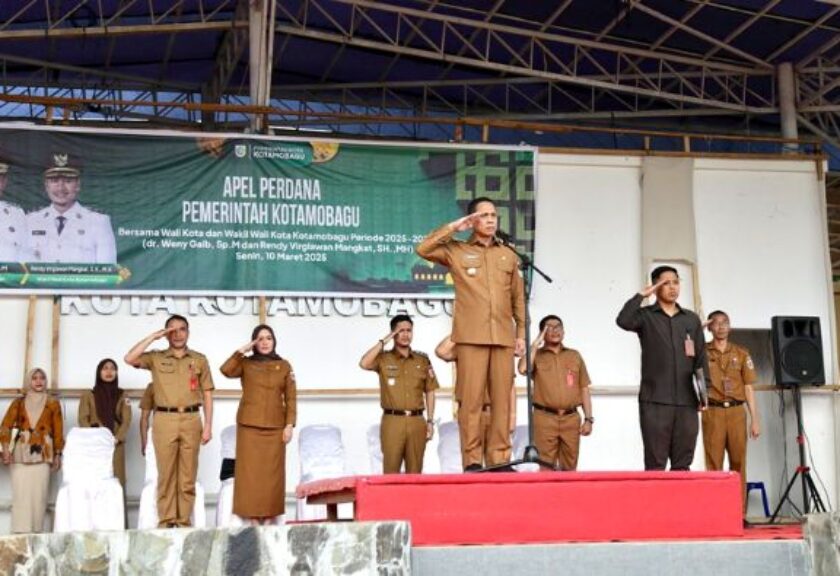 Wali Kota Kotamobagu Pimpin Apel Perdana, Fokus pada Pembangunan dan Kolaborasi
