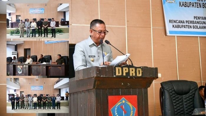 Bupati Oskar Manoppo Paparkan Rancangan Awal RPJMD 2025–2029 dalam Rapat Paripurna DPRD Boltim