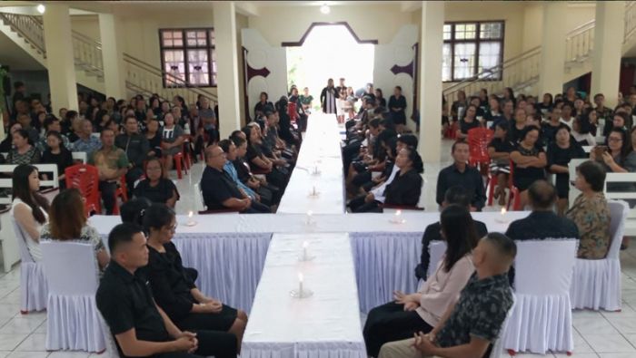 Bupati Ronald Kandoli Perayaan Paskah 2025 Minahasa Tenggara