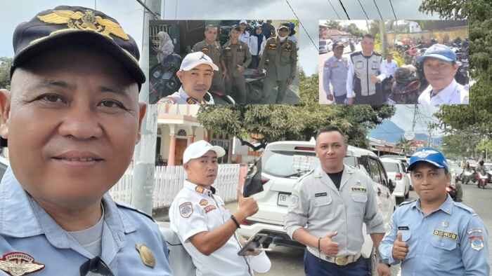 Dishub Boltim Kawal Halal Bi Halal Bupati dan Wakil Bupati, Lalu Lintas Aman dan Tertib