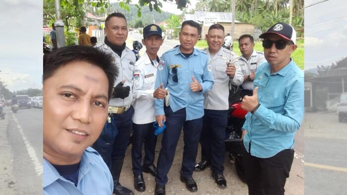 Dishub Boltim Kawal Kegiatan Halal Bi Halal TP-PKK di Kecamatan Nuangan