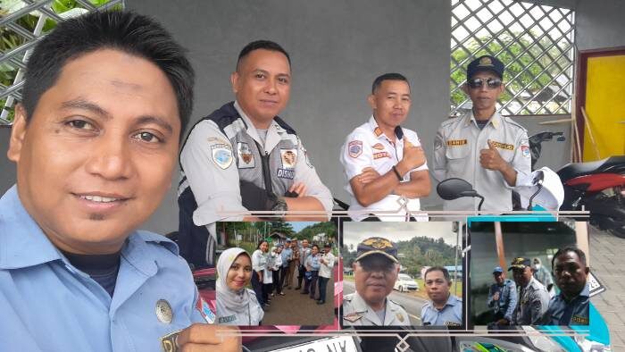 Dishub Kawal Kelancaran Halal Bihalal Bupati dan Ketua TP-PKK Boltim di Kecamatan Motongkad