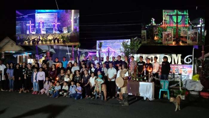 GMIM Sentrum Dame Sukses Gelar Lomba Taman Paskah Antar Kolom Jemaat