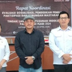 KPU Boltim Hadiri Rakorev Evaluasi Sosialisasi dan Partisipasi Pemilih Pilkada 2024 di Kotamobagu