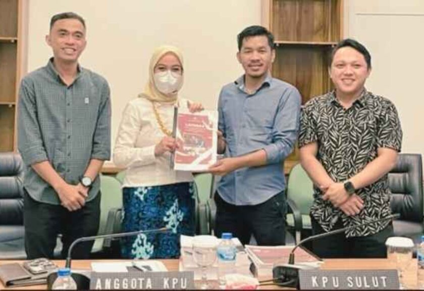 KPU Boltim Serahkan Laporan Sengketa Hasil Pilkada ke KPU RI