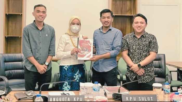 KPU Boltim Serahkan Laporan Sengketa Hasil Pilkada ke KPU RI