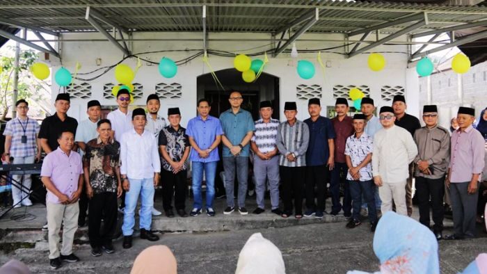 Momen Halal Bi Halal di Desa Moyag, Wali Kota Wenny Gaib Sampaikan Pesan Persatuan