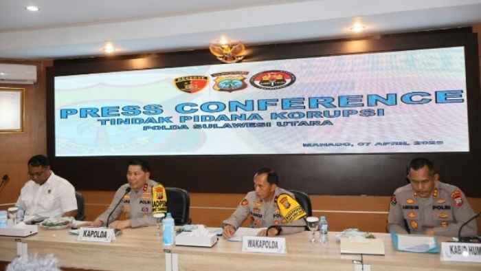 Polda Sulut Tetapkan Lima Tersangka Dugaan Korupsi Dana Hibah Pemprov ke Sinode GMIM