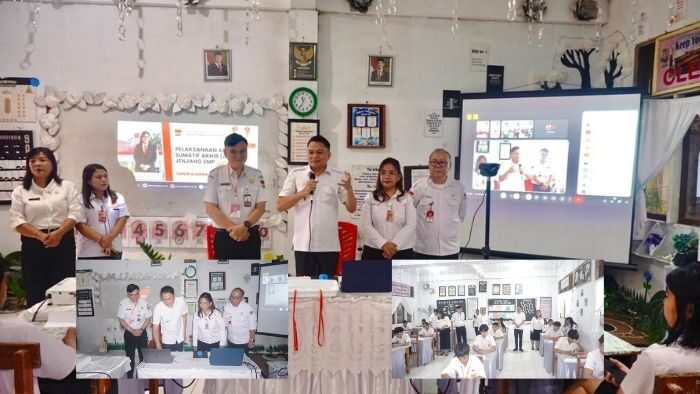 Resmi Dibuka Bupati Mitra, Asesmen Sumatif Akhir SMP Digelar di Ratahan