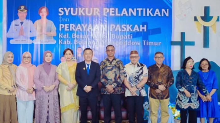 Syukuran Pelantikan dan Open House Paskah, Wakil Bupati Boltim Ajak Masyarakat Bersatu Membangun Daerah