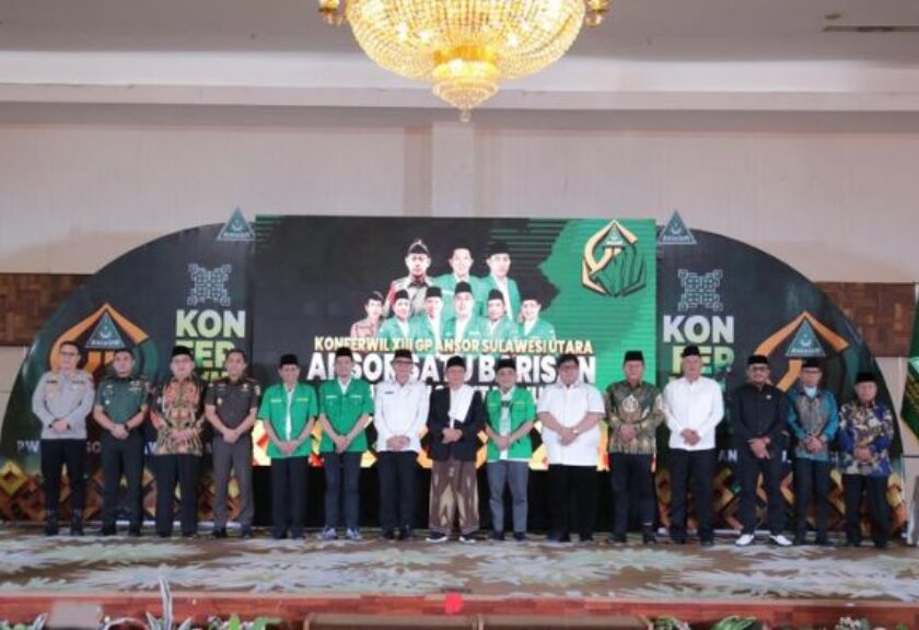Wali Kota Weny Gaib Resmi Buka Konferwil XIII GP Ansor Sulut