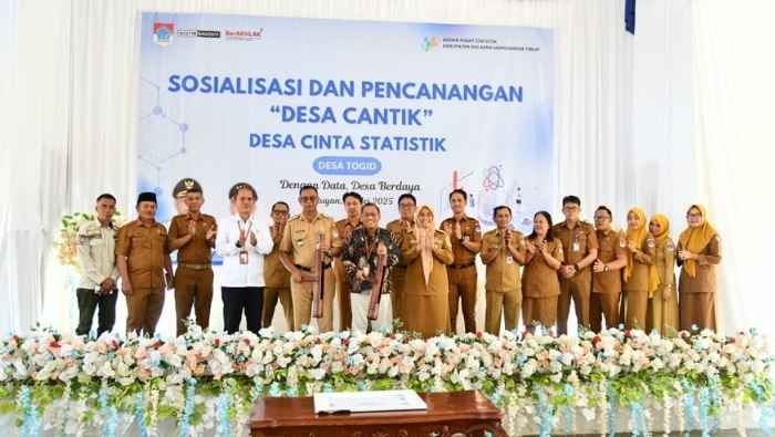 Bupati Boltim Canangkan Program “Desa Cantik” di Desa Togid, Dorong Penguatan Data Statistik di Tingkat Desa