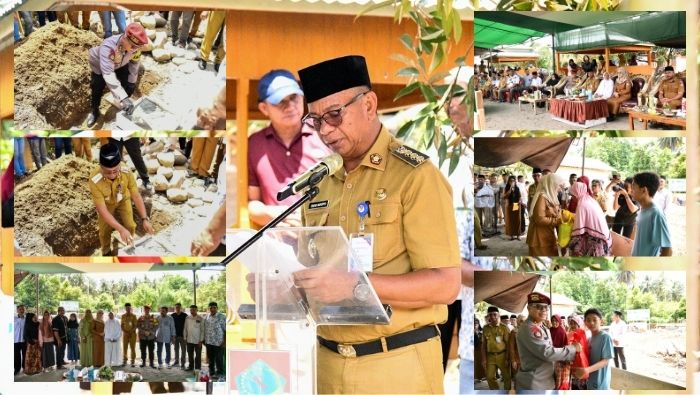 Bupati Boltim Pimpin Peletakan Batu Pertama Rumah Tahfidz Nurhayati di Tombolikat