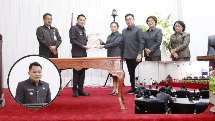 Bupati Mitra Ronald Kandoli Paparkan LKPJ 2024 dalam Rapat Paripurna DPRD