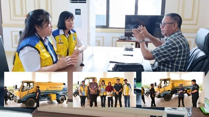 Bupati Oskar Manoppo Terima Dukungan Sarana Air Bersih dari BPPW Sulut