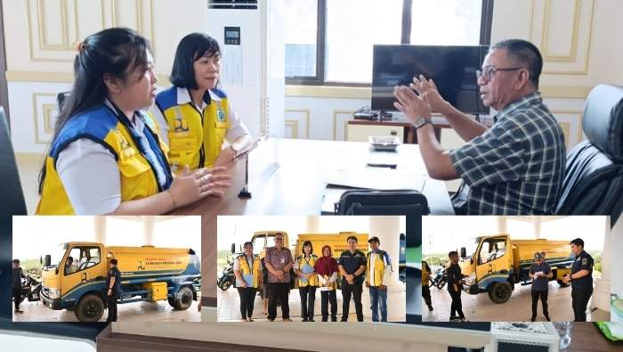 Bupati Oskar Manoppo Terima Dukungan Sarana Air Bersih dari BPPW Sulut