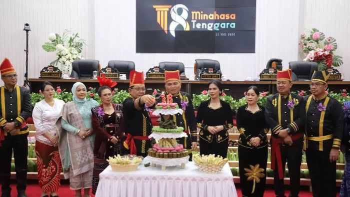 DPRD Gelar Paripurna HUT Mitra ke-18, Bupati Ronald kandoli Paparkan Program Unggulan