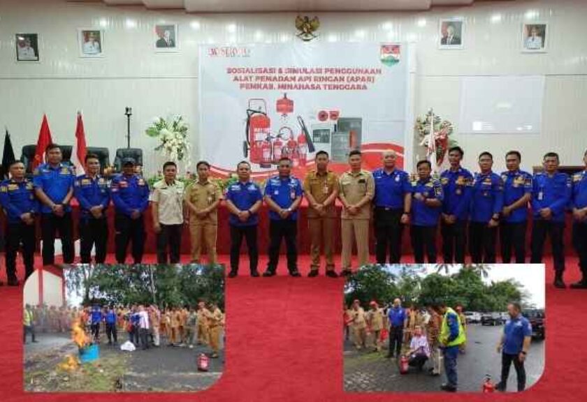 Edukasi Keselamatan: Pemkab Mitra dan PT Servvo Gelar Simulasi APAR