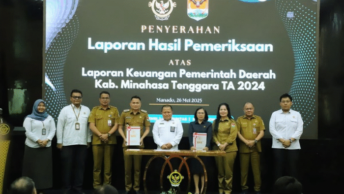 Minahasa Tenggara Raih WTP ke-10, Bukti Konsistensi Tata Kelola Keuangan