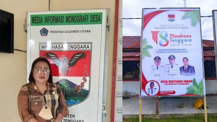Pemdes Bentenan Indah Sambut HUT ke-18 Mitra dengan Semangat Gotong Royong