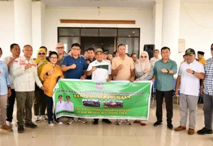 Pemkab Boltim Terima Bantuan Kemanusiaan dari Pemkab Bolmong