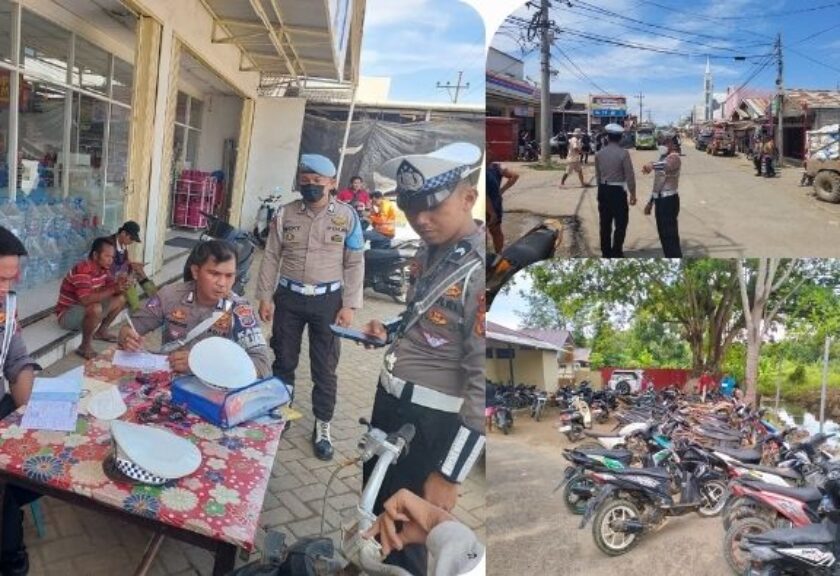 Tertib Lalu Lintas, Satlantas Polres Mitra Gelar Operasi di Ratatotok