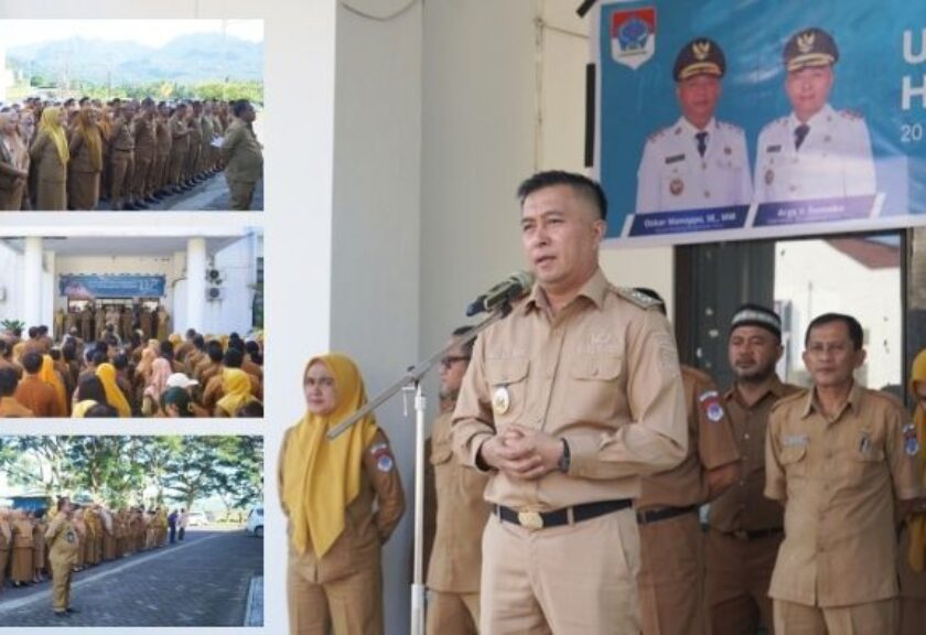 Wabup Argo Sumaiku Pimpin Apel Kerja, Serukan Komitmen ASN Tingkatkan Layanan Publik