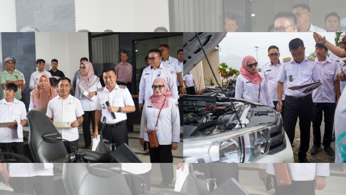 Wabup Boltim Argo Sumaiku Periksa Kendaraan Dinas, Pastikan Kondisi Layak dan Pajak Tepat Waktu