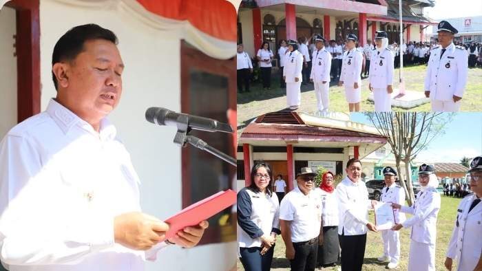 Wabup Fredy Tuda Serahkan SK Hukum Tua, Ini Daftar Nama Penjabat Baru di Kecamatan Belang
