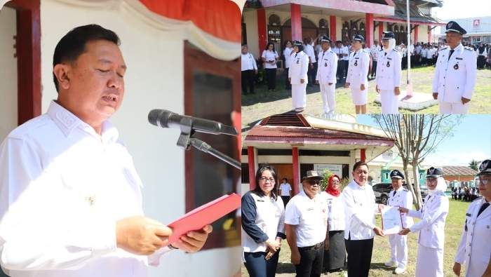 Wabup Fredy Tuda Serahkan SK Hukum Tua, Ini Daftar Nama Penjabat Baru di Kecamatan Belang