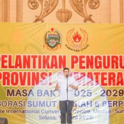 Bupati Batu Bara Hadiri Pelantikan KONI Sumut 2025-2029, Gubernur Bobby Dorong Kolaborasi Menuju Prestasi