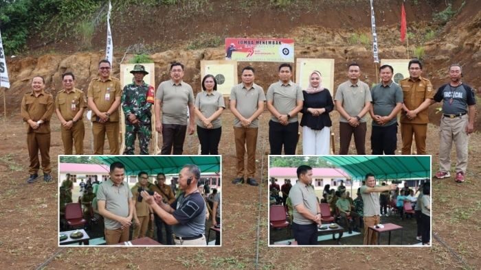 Bupati Mitra Buka Lomba Menembak HUT Bhayangkara ke-79, Dorong Sinergi Pemda dan Polri